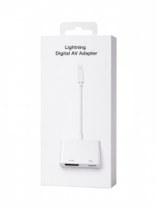 Орбита OT-AVW53 переходник (штекер Lightning - гнездо HDMI/Lightning) 15 см